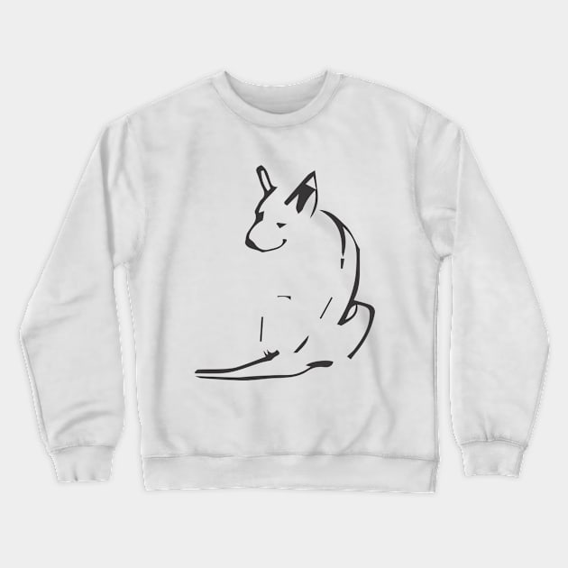 Happy dog Crewneck Sweatshirt by JJtravel